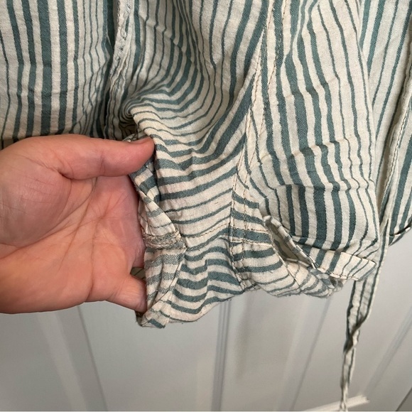 Free People Stripe Cotton Shorts 12 - Picture 7 of 11